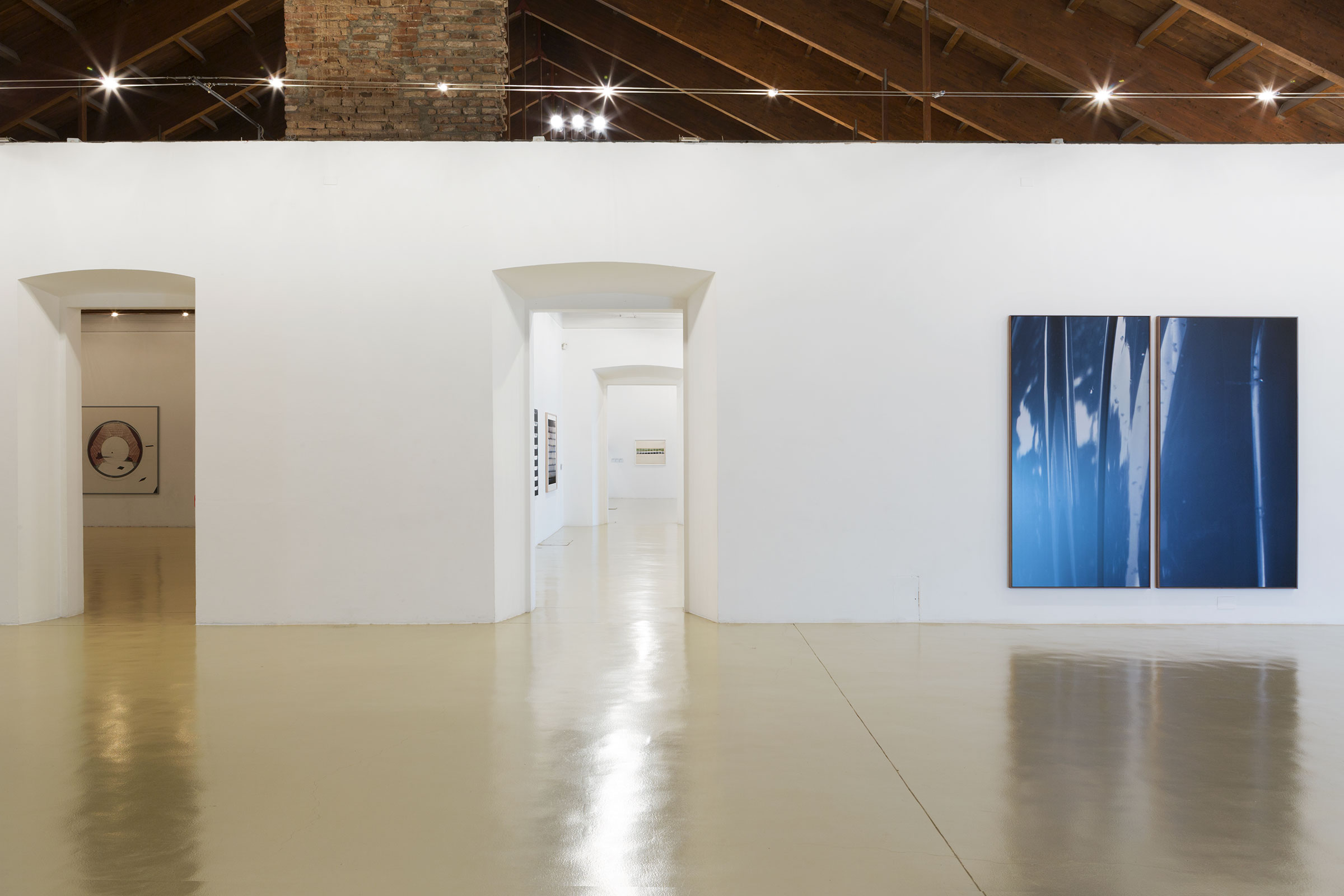 Jan Dibbets, New Colorstudies - Diptych Blue, 1976-2012
